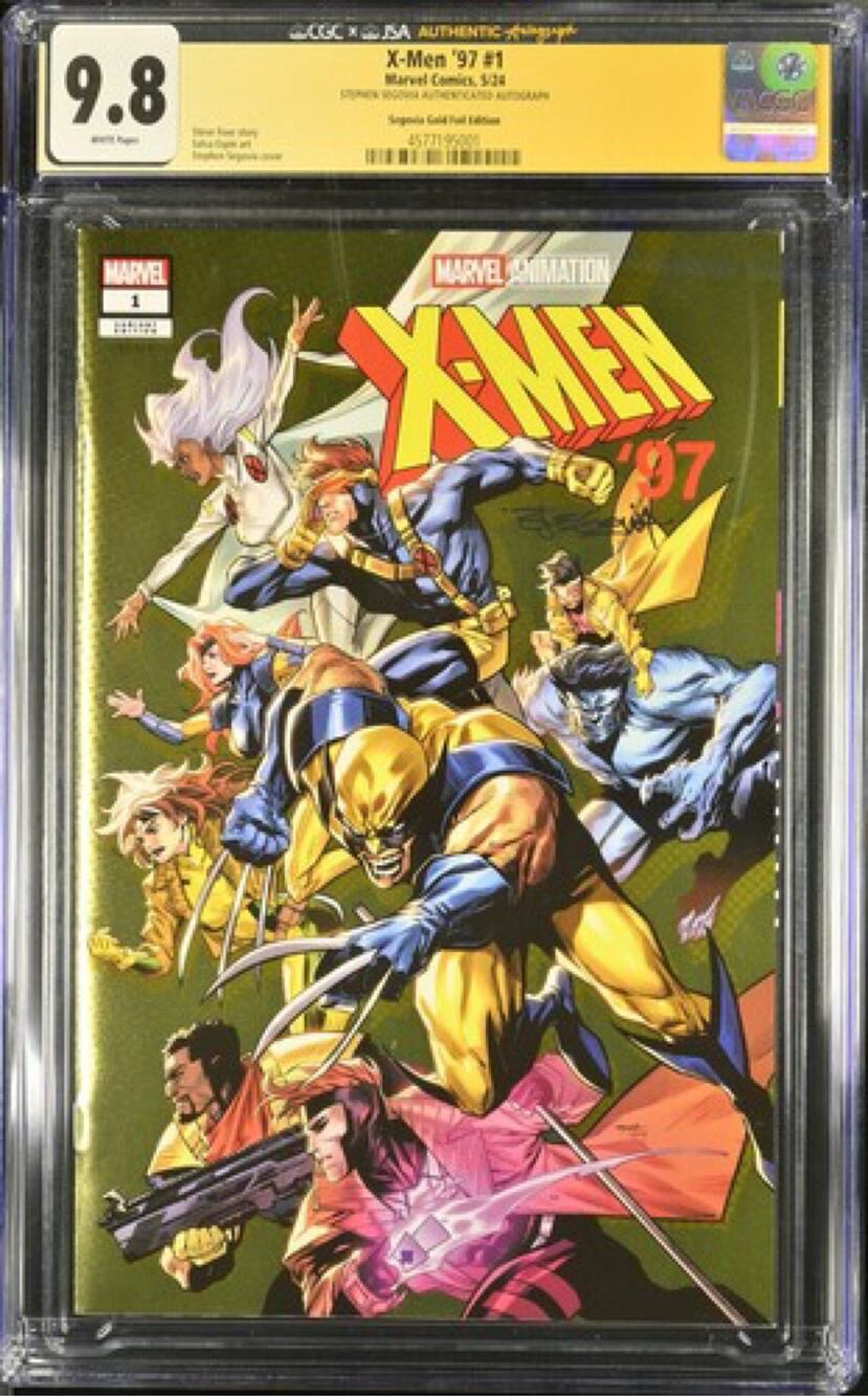 X-Men 97 Segovia Gold Foil Edition CGC 9.8 Signed Stephen Segovia